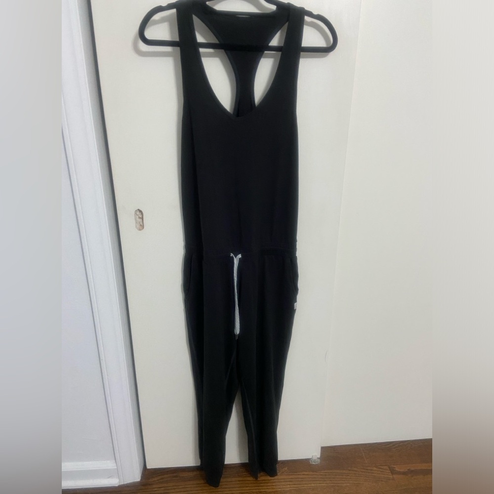 Vuori Black Sleeveless Jumpsuit